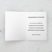 Owl Graduation Congratulations Card Kaart (Binnen)