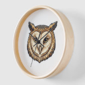 Owl head designed wall watch (Hoek)