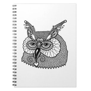 Owl Head Zendoodle Notitieboek