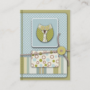 Owl Herinneringskaart Visitekaartje