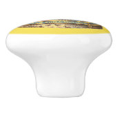  owl illustration advertence keramische knop (Zijkant)