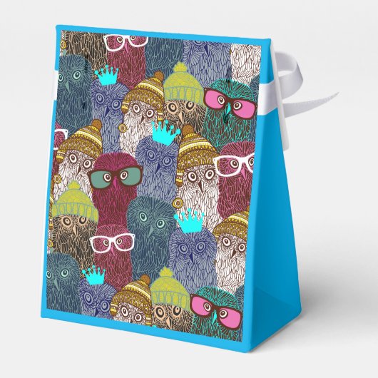 Owl in kroon bedankdoosjes (Achterkant)