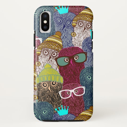 Owl in kroon Case-Mate iPhone case (Achterkant)