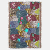 Owl in kroon deken (Voorkant Verticaal)