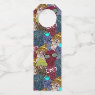 Owl in kroon flessenhanger