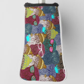 Owl in kroon golfheadcover (Draai 90)