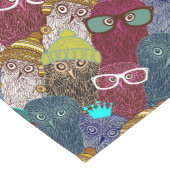 Owl in kroon korte tafelloper (Hoek)