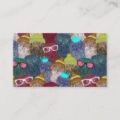 Owl in kroon kortingskaartje (Achterkant)