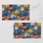 Owl in kroon kortingskaartje (Voorkant / Achterkant)