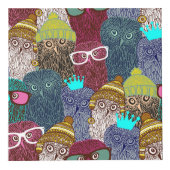 Owl in kroon kubus (Voorkant)