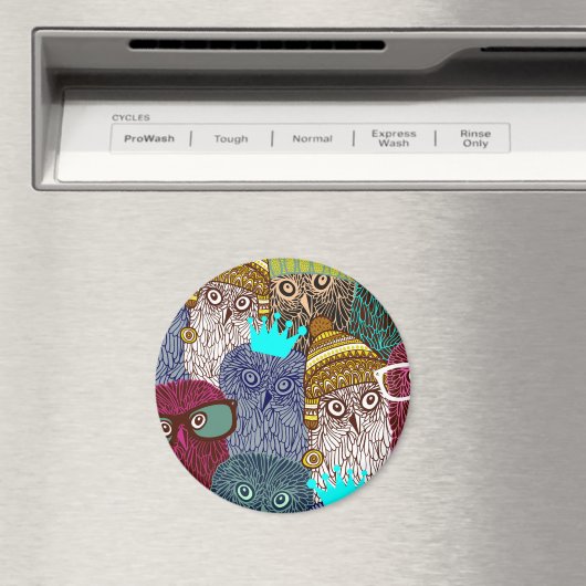 Owl in kroon magneet (Insitu (Vaatwasser))