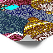 Owl in kroon poster (Hoek)