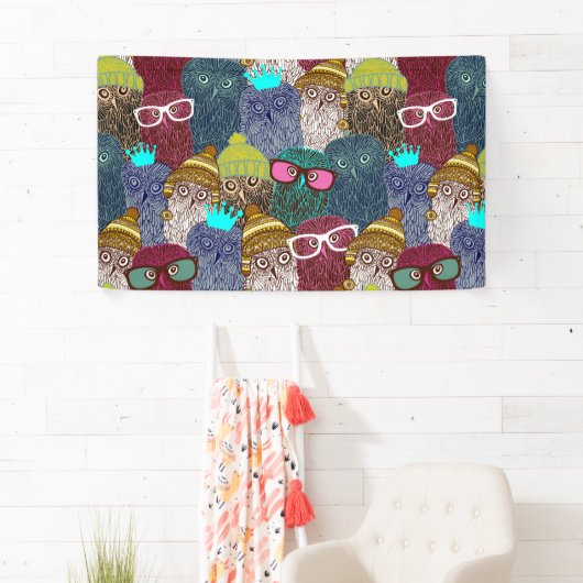 Owl in kroon spandoek (Insitu)