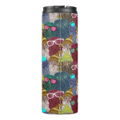 Owl in kroon thermosbeker (Achterkant)