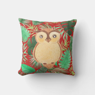 Owl in Natuur Decor Sierkussen