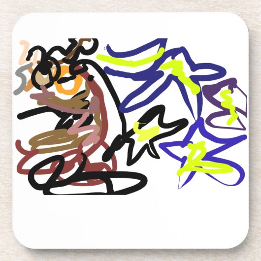 Owl ink night bier onderzetter (Voorkant)