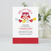 Owl je hebt liefde nodig kaart (Staand voorkant)