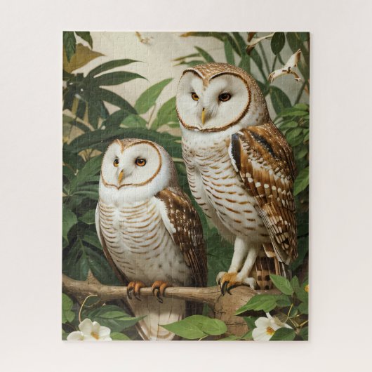 owl jigsaw puzzle legpuzzel (Verticaal)