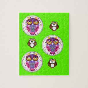 Owl Jigzaag Puzzle Legpuzzel