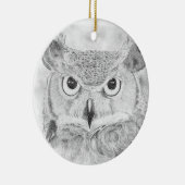 Owl Keramisch Ornament (Rechts)
