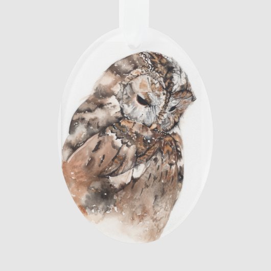 Owl keramische decoratie (voorkant)