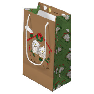 Owl Kerstmis Cute Funny Holiday Klein Cadeauzakje