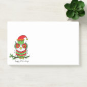 Owl Kerstmis Cute Funny Holiday Post-it® Notes (Kantoor)
