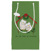 Owl Kerstmis Kinderen Klein Cadeauzakje (Voorkant)