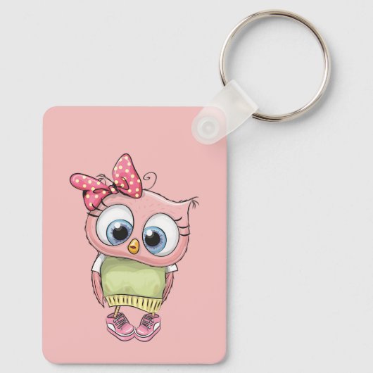Owl Keychain (Achterkant)