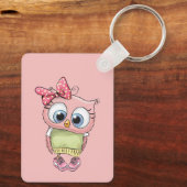 Owl Keychain (Achterkant)
