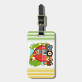 Owl Landbouwers Bagagelabel (Voorkant verticaal)
