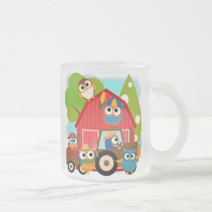 Owl Landbouwers Matglas Koffiemok