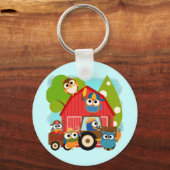 Owl Landbouwers Sleutelhanger (Voorkant)