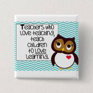Owl leraar Button