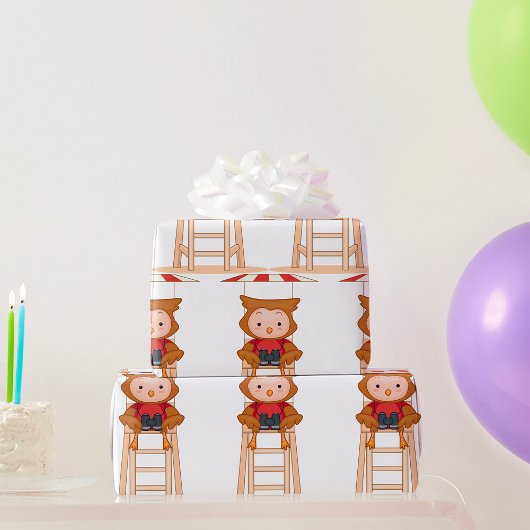 Owl Lifeguard Cadeaupapier