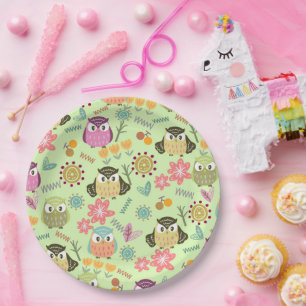 Owl Limoen Papieren Bordje