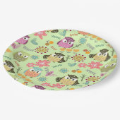 Owl Limoen Papieren Bordje (Gekanteld)