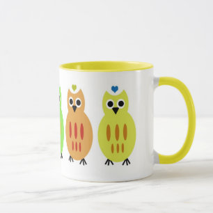 Owl Lined Up Mok