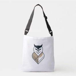 OWL logo geometrisch ontwerp Crossbody Tas