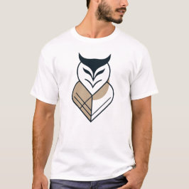 OWL logo geometrisch ontwerp T-shirt