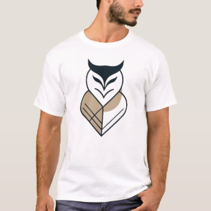 OWL logo geometrisch ontwerp T-shirt