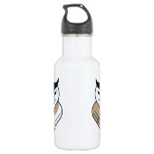 OWL logo geometrisch ontwerp Waterfles (Achterkant)