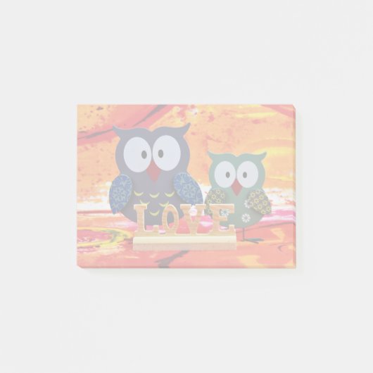 Owl love post-it® notes (Voorkant)