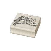 Owl Love Rubberstempel (Stempel)