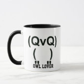 Owl Lover Computer Symbool Mok (Links)