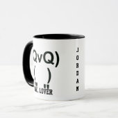 Owl Lover Computer Symbool Mok (Voorkant links)