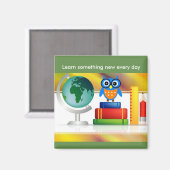 owl magnet magneet (Voorkant / Achterkant)