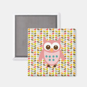 owl magnet magneet (Voorkant / Achterkant)
