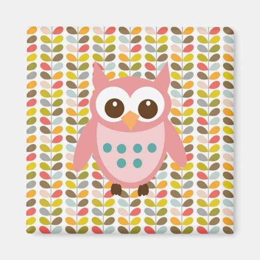 owl magnet magneet (Voorkant)