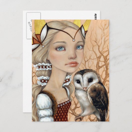 Owl Maiden Briefkaart (Voorkant / Achterkant)